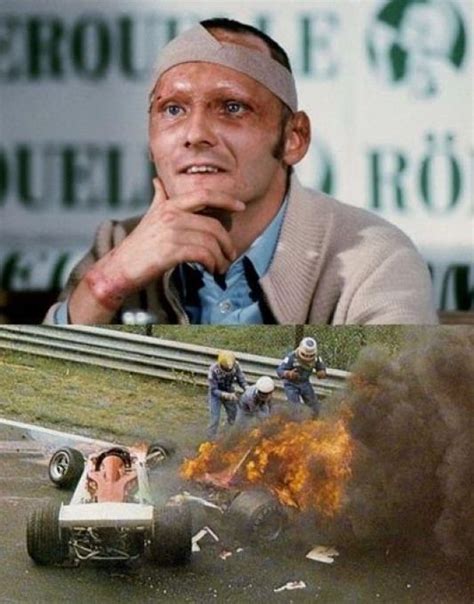 who pulled niki lauda from burning car